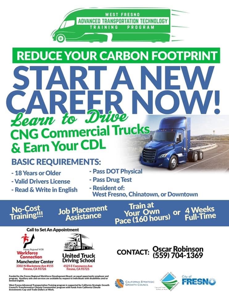 West Fresno Advanced Technology Transportation Program Flyer