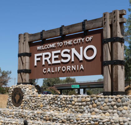 Welcome to the City of Fresno Sign