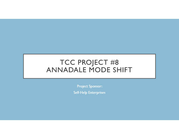 Project #8: Annadale Mode Shift Update, March 2021