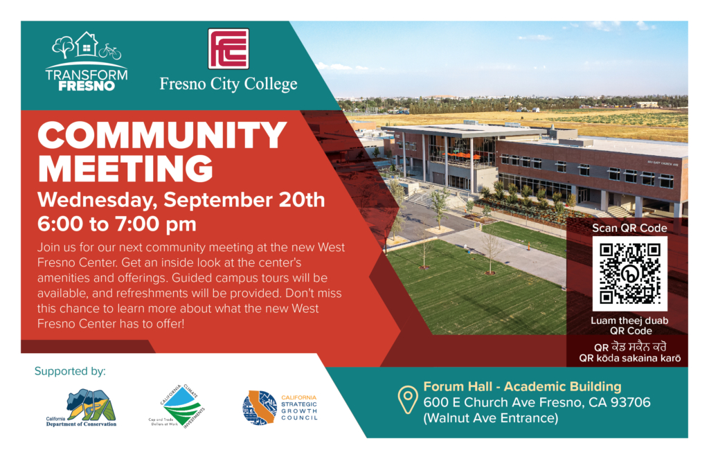 September Community Meeting • Transform Fresno